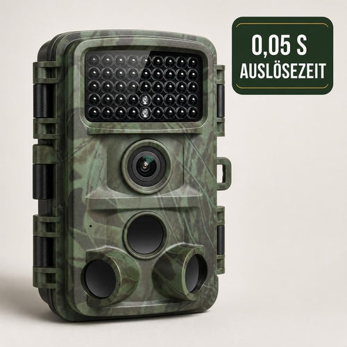 Wildkamera 4K 32 MP mit 0,05 Sekunden Auslösezeit